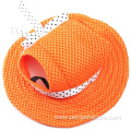 Princess Cap Mesh Pet Hat with Ear Holes